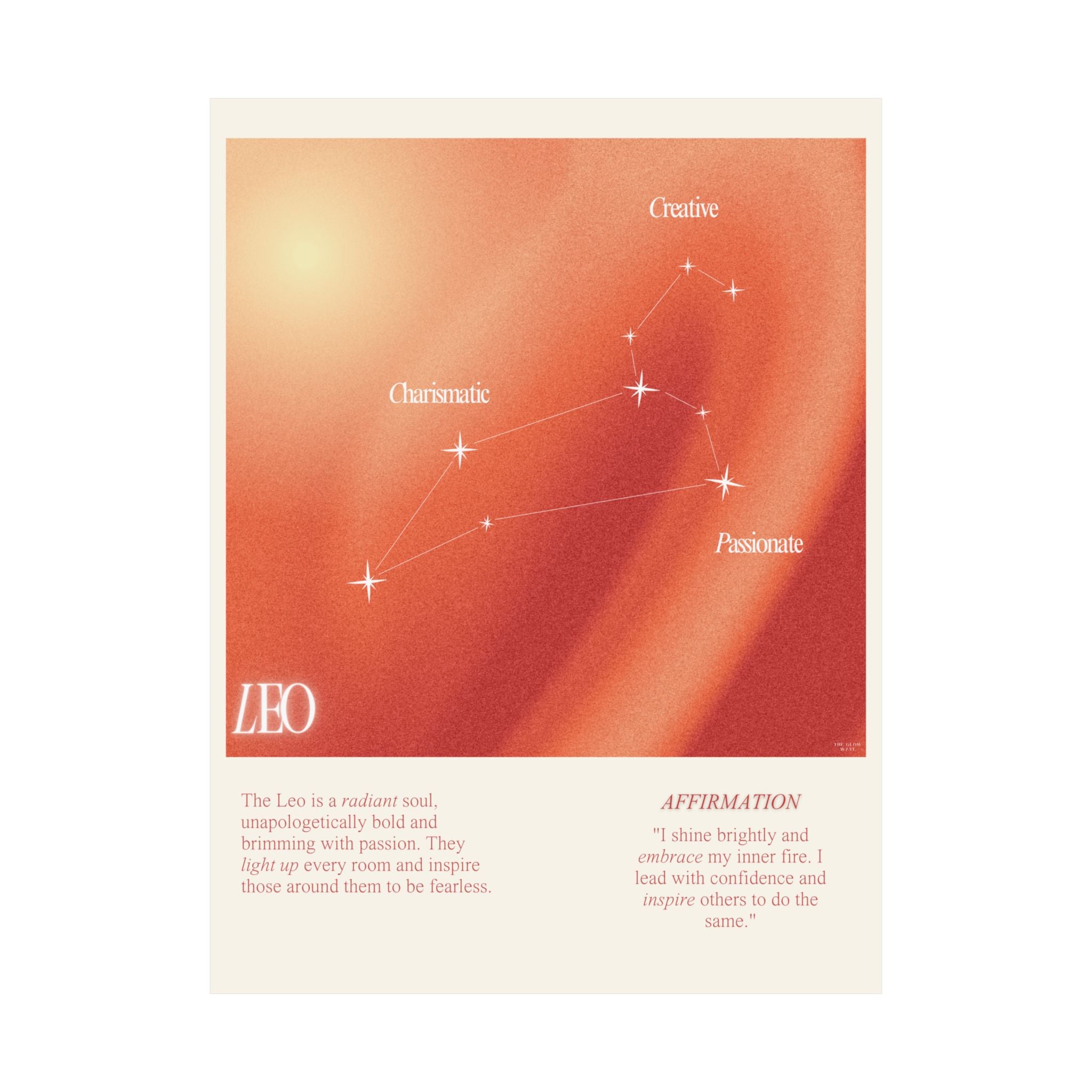 Astrology Poster - Leo