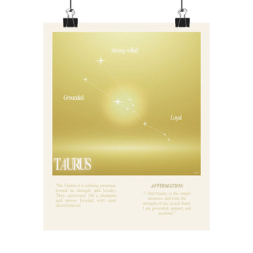 Astrology Poster - Taurus