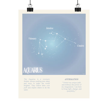 Astrology Poster - Aquarius